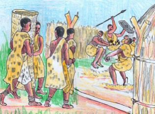 Depictions of traditional Bakiga lifestyle